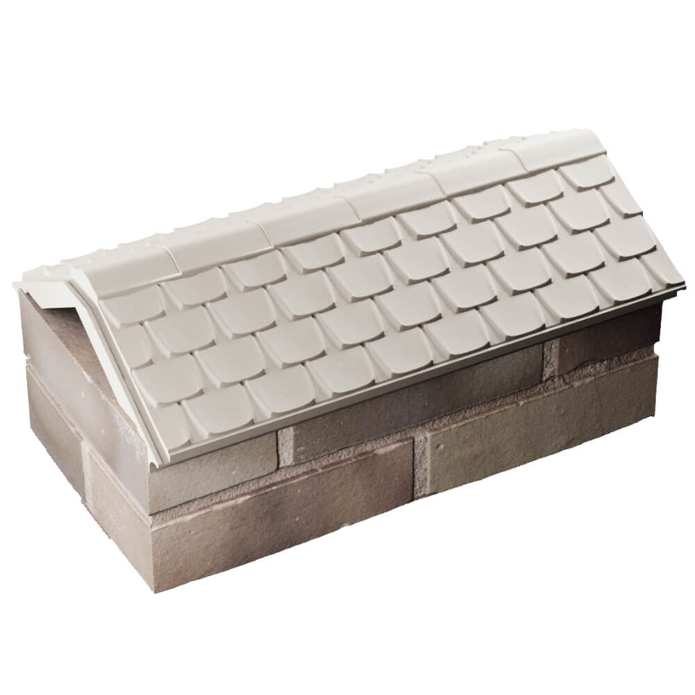 Парапет Zking Эльбрус Бежевый с посадкой на 1 кирпич (255мм) в Карагае фото