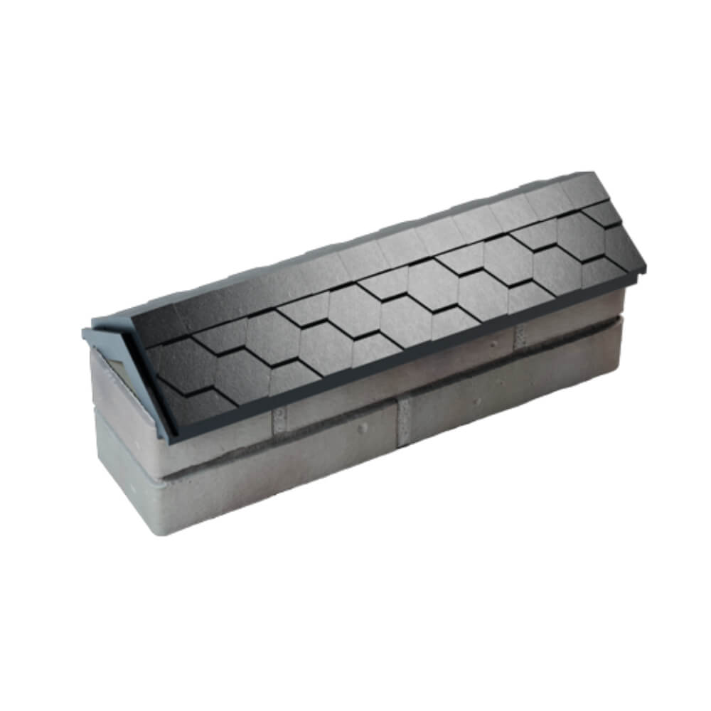 Парапет Zking Эверест Черный с посадкой на 0.5 кирпича (130мм) в Карагае фото