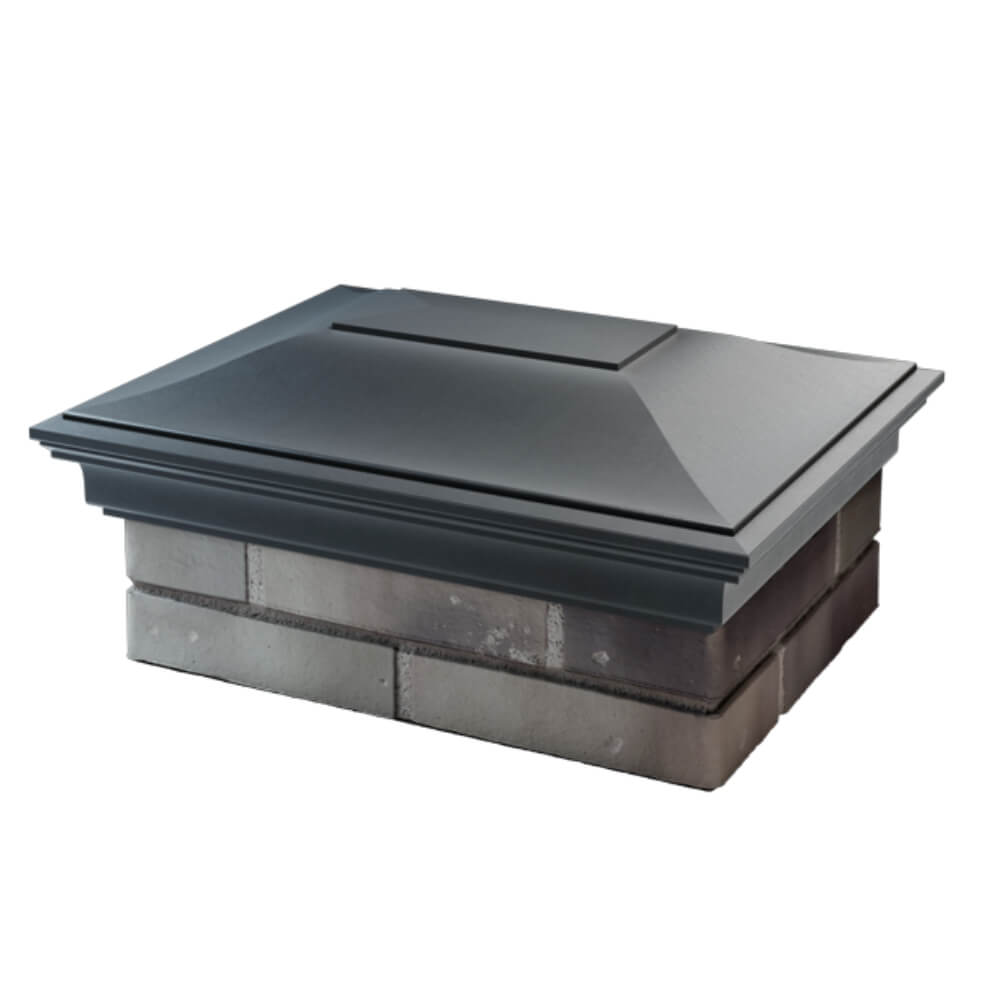 Колпак Zking Монблан Серый на столб 2х1.5 кирпича (515х385мм) в Карагае фото