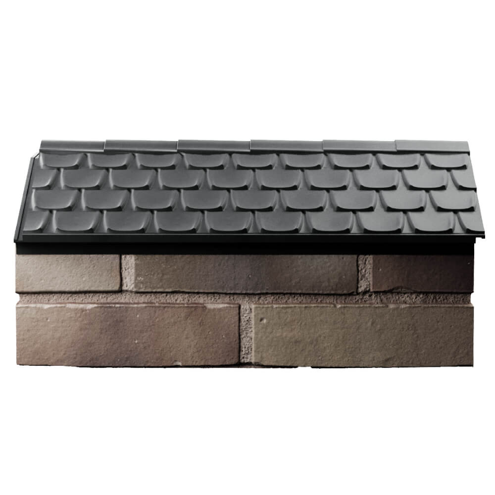 Парапет Zking Эльбрус Серый с посадкой на 1 кирпич (255мм) в Карагае фото