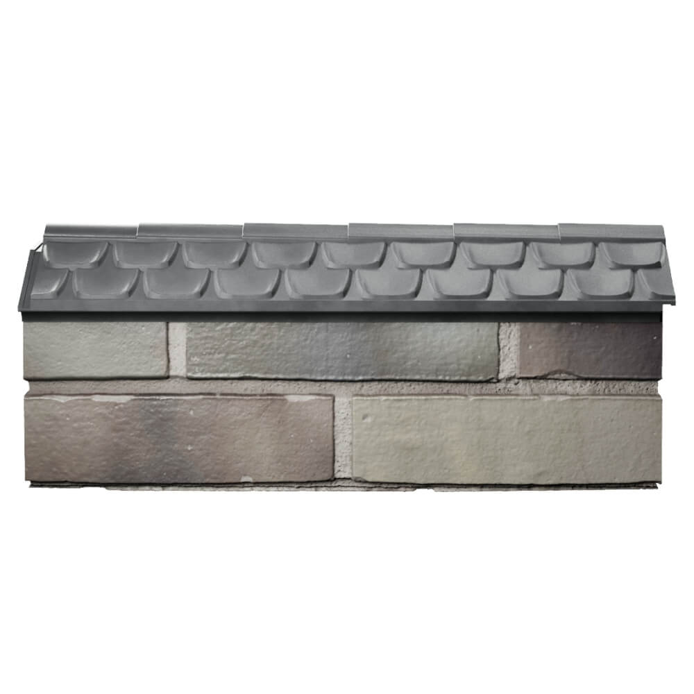 Парапет Zking Эльбрус Серый с посадкой на 0.5 кирпича (130мм) в Карагае фото