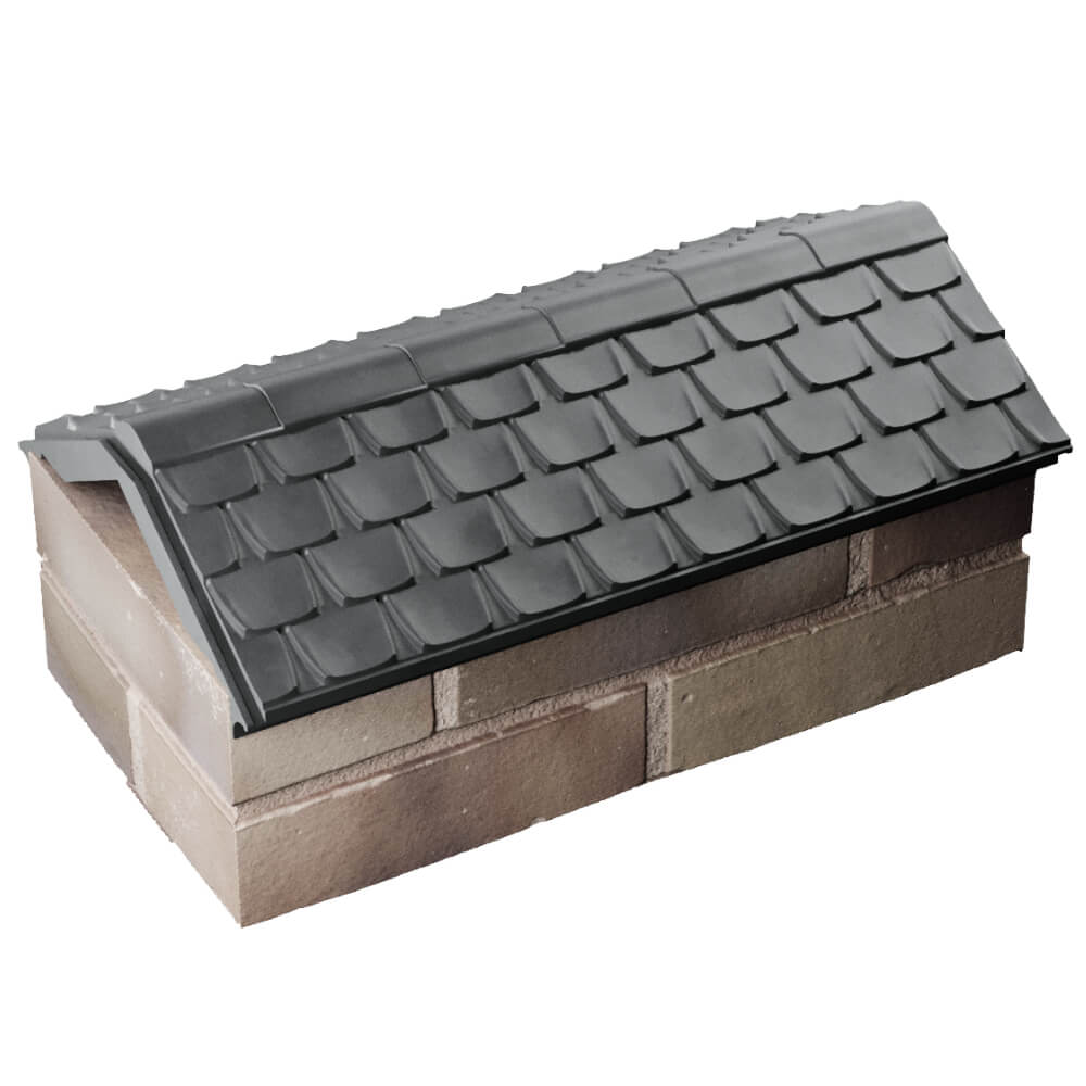 Парапет Zking Эльбрус Серый с посадкой на 1 кирпич (255мм) в Карагае фото