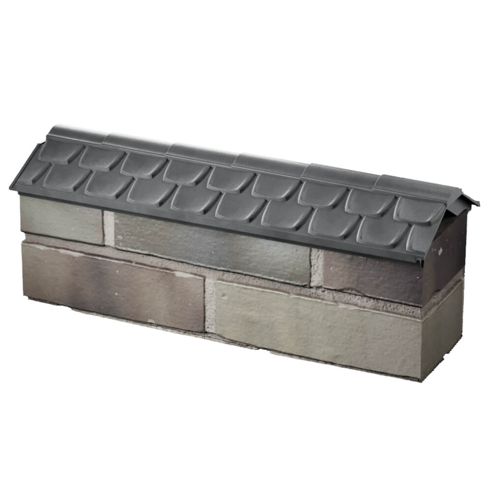 Парапет Zking Эльбрус Серый с посадкой на 0.5 кирпича (130мм) в Карагае фото