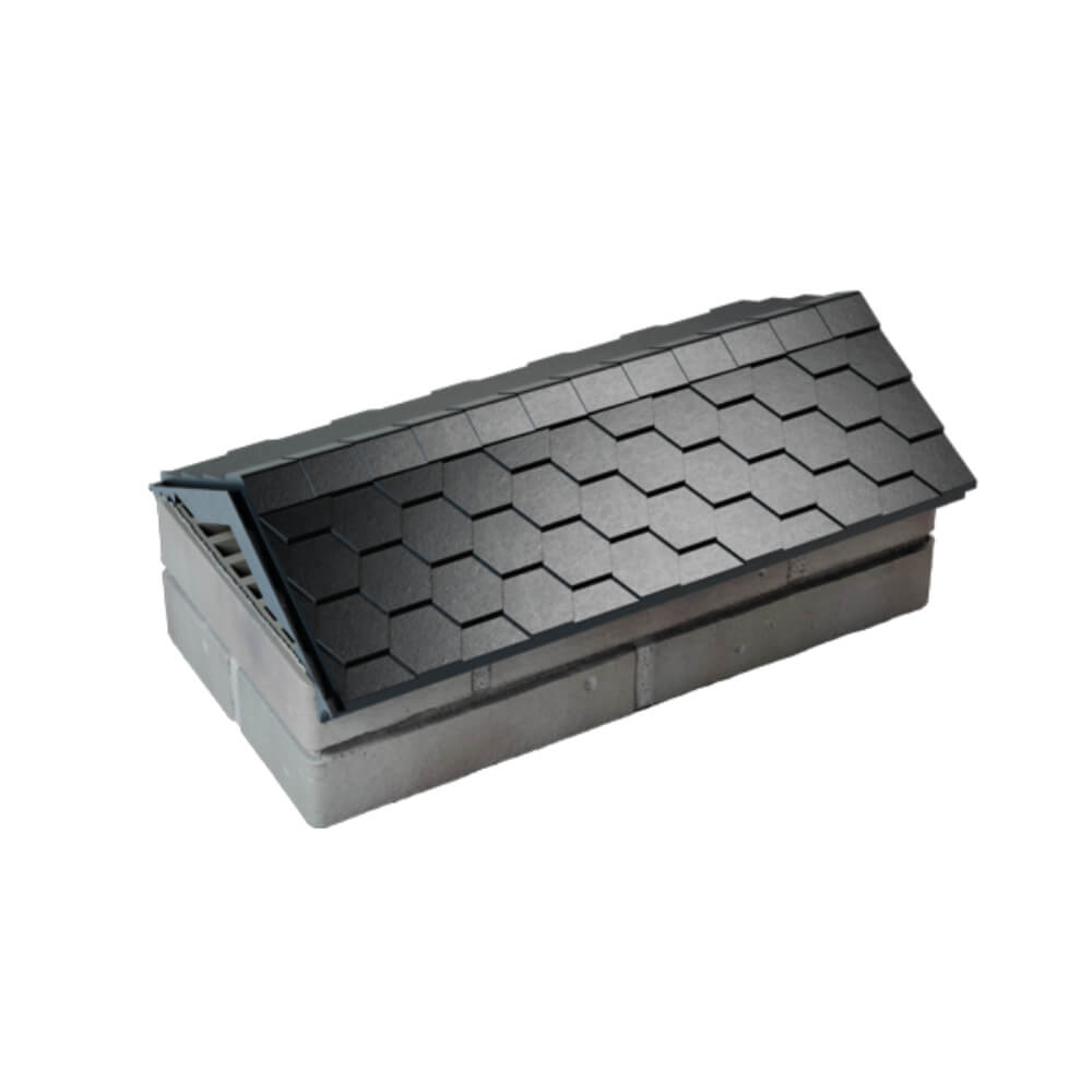 Парапет Zking Эверест Черный с посадкой на 1 кирпич (200/225/255мм) в Карагае фото