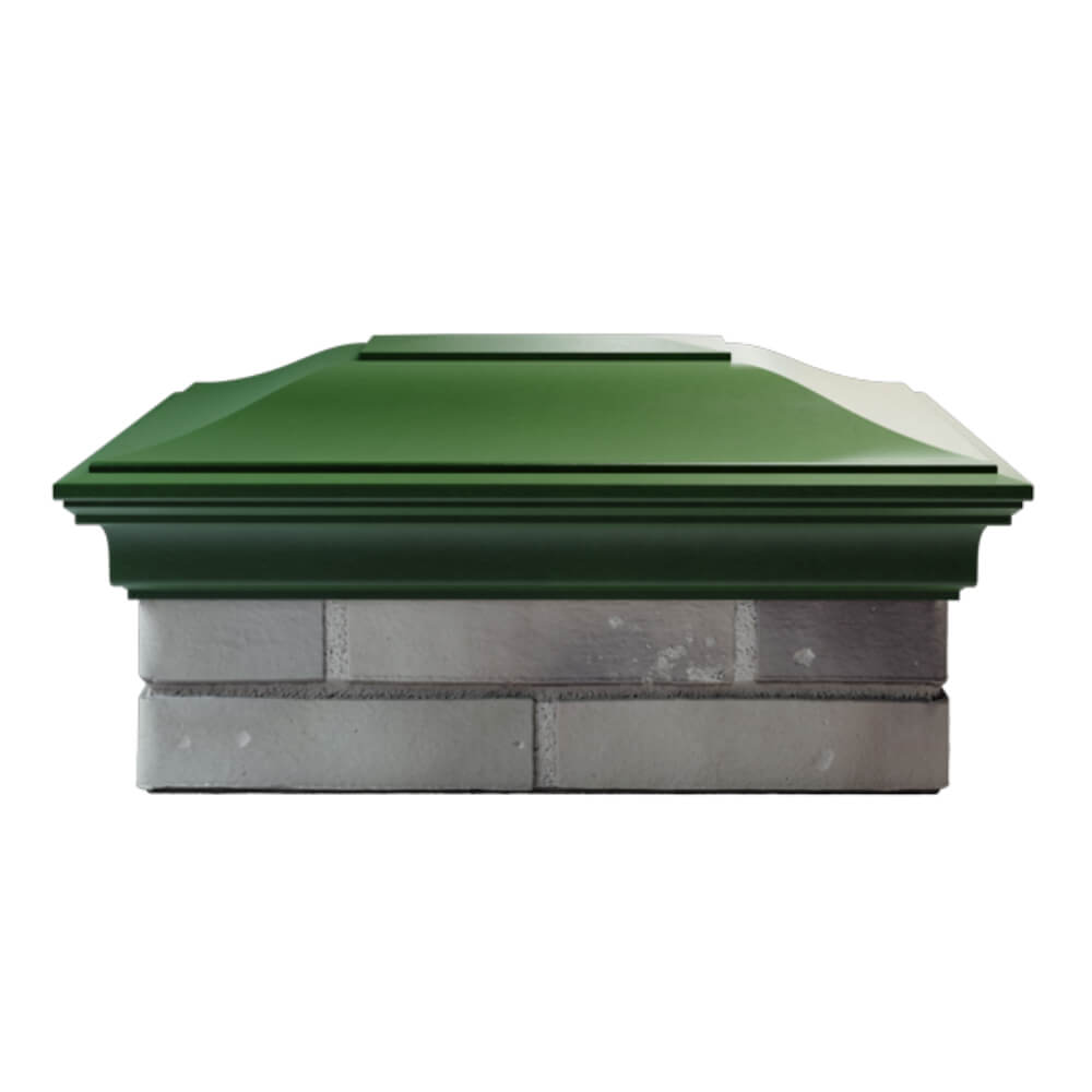 Колпак Zking Монблан Зеленый на столб 2х1.5 кирпича (515х385мм) в Карагае фото