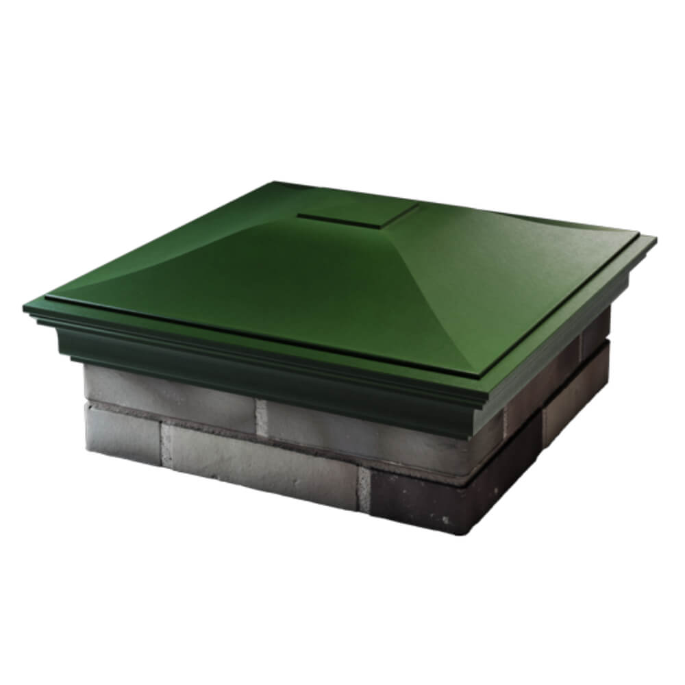 Колпак Zking Монблан Зеленый на столб 2х2 кирпича (515х515мм) в Карагае фото