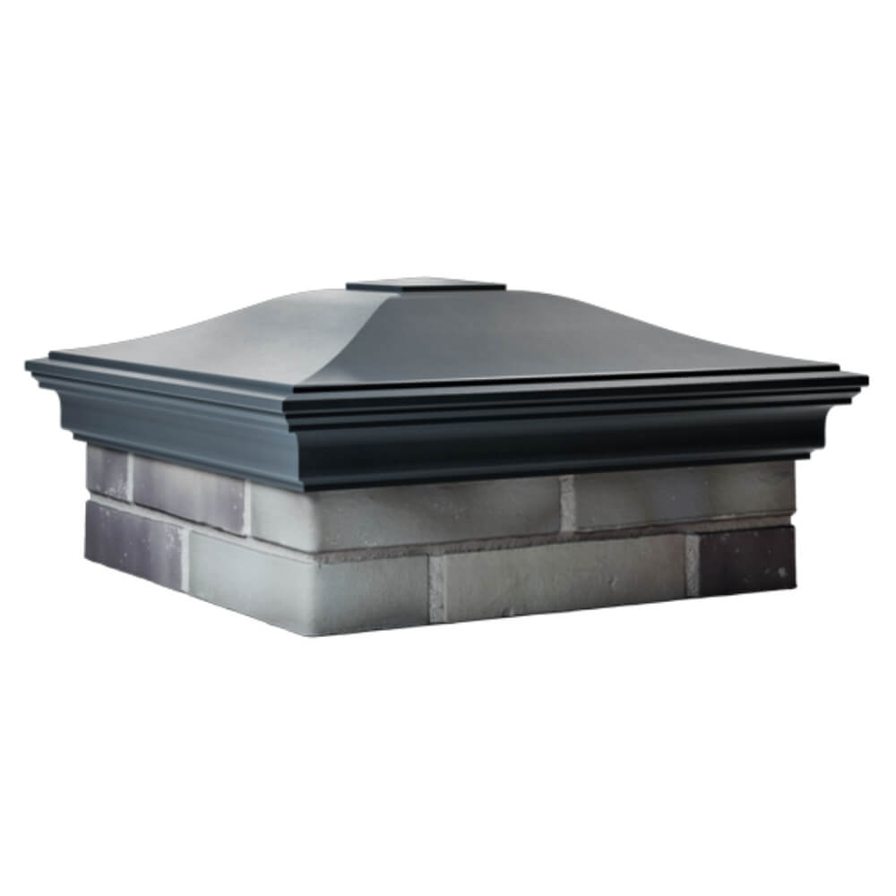 Колпак Zking Монблан Серый на столб 2х2 кирпича (515х515мм) в Карагае фото