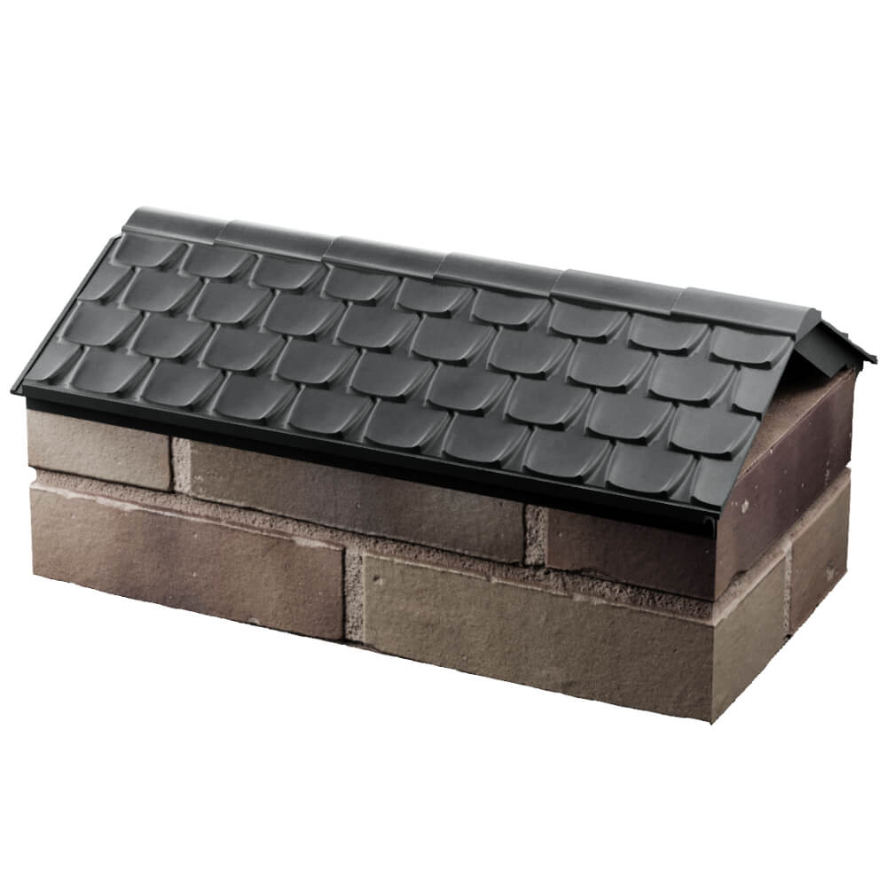 Парапет Zking Эльбрус Серый с посадкой на 1 кирпич (255мм) в Карагае фото