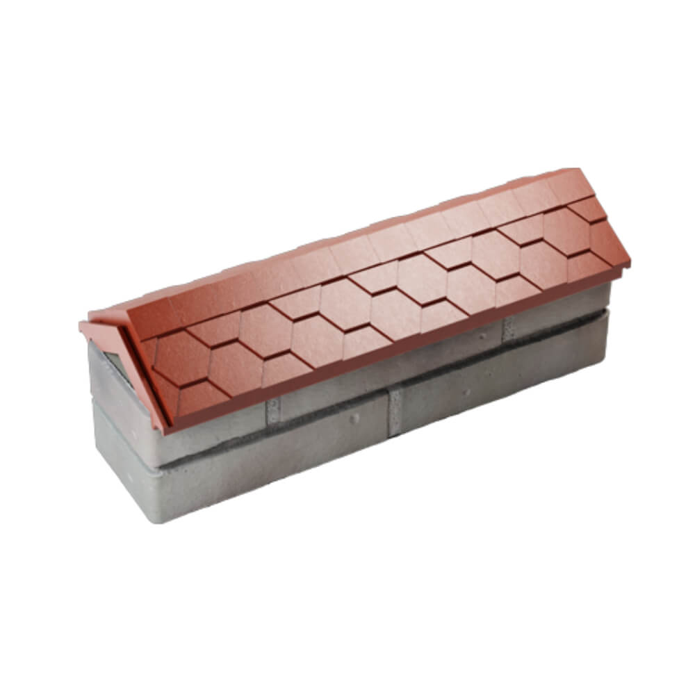 Парапет Zking Эверест Красный с посадкой на 0.5 кирпича (130мм) в Карагае фото