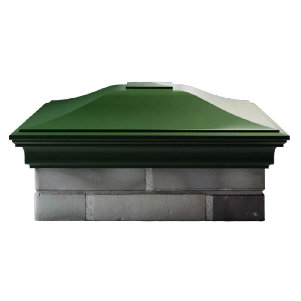 Колпак Zking Монблан Зеленый на столб 2х2 кирпича (515х515мм) в Карагае фото