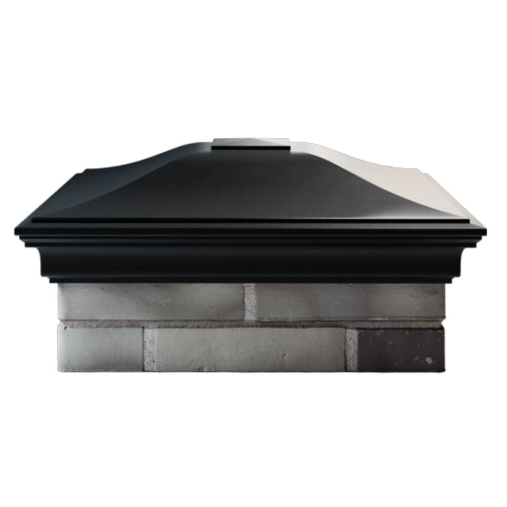 Колпак Zking Монблан Черный на столб 2х2 кирпича (515х515мм) в Карагае фото
