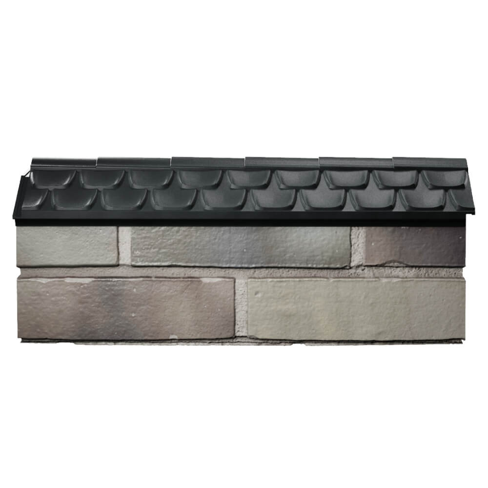 Парапет Zking Эльбрус Черный с посадкой на 0.5 кирпича (130мм) в Карагае фото