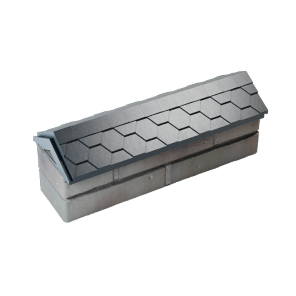 Парапет Zking Эверест Серый с посадкой на 0.5 кирпича (130мм) в Карагае фото